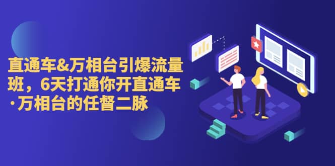 直通车+万相台引爆流量班，6天打通你开直通车·万相台的任督 二脉-温馨分享网