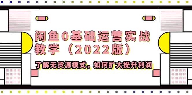 闲鱼0基础运营实战教学（2022版）了解无货源模式，如何扩大提升利润-温馨分享网