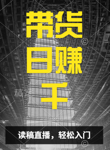视频号技术直播带货， 会读稿就行，小白日入1000+-温馨分享网