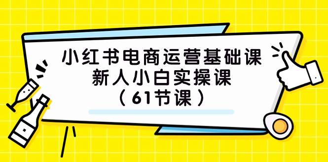 小红书电商运营基础课，新人小白实操课（61节课）-温馨分享网