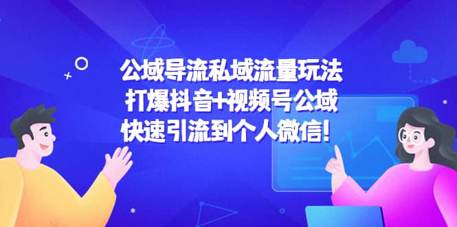 公域导流私域流量玩法：打爆抖音+视频号公域-温馨分享网