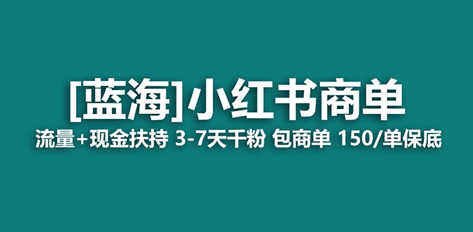 【蓝海项目】小红书商单项目，7天就能接广告变现，稳定一天500+保姆级玩法-温馨分享网