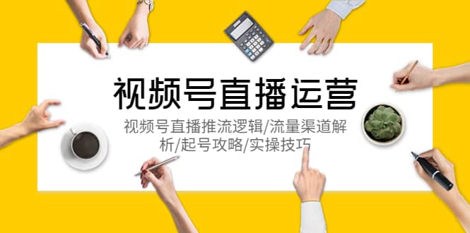 视频号直播运营，视频号直播推流逻辑/流量渠道解析/起号攻略/实操技巧-温馨分享网