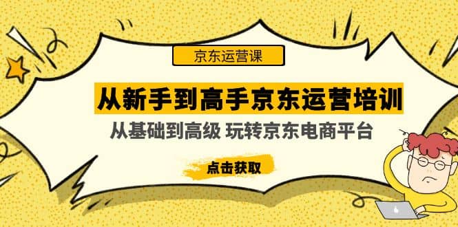 从新手到高手京东运营培训：从基础到高级 玩转京东电商平台(无水印)-温馨分享网