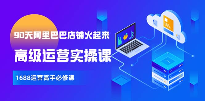 【90天阿里巴巴店铺火起来】高级运营实操课，1688运营高手必修课-温馨分享网
