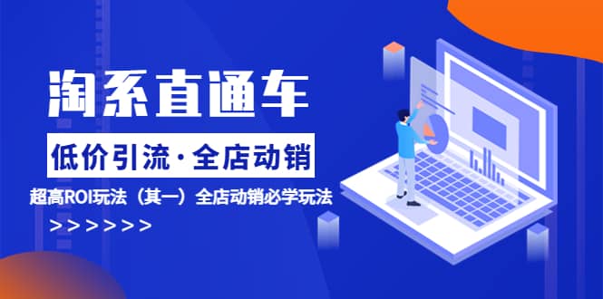 淘系直通车《低价·引流 全店·动销》超高ROI玩法（其一）全店动销必学玩法-温馨分享网