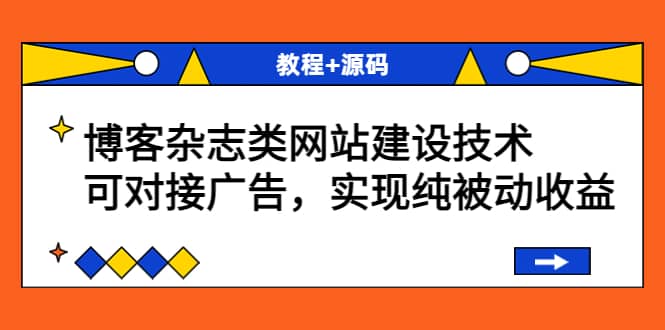 博客杂志类网站建设技术，可对接广告，实现纯被动收益（教程+源码）-温馨分享网