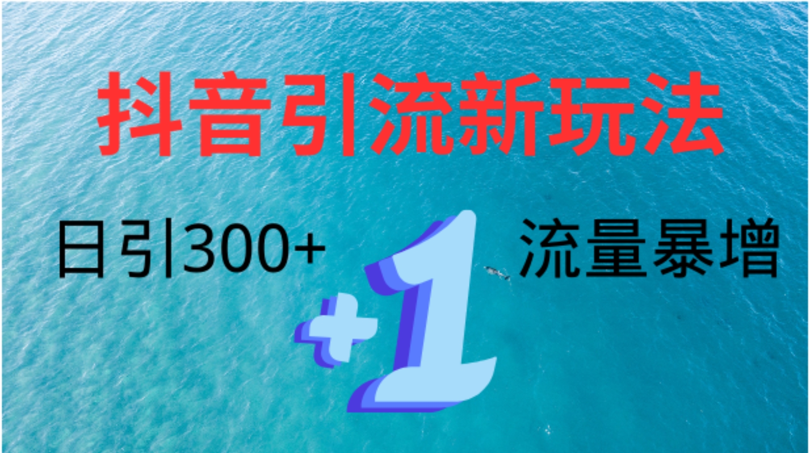 创业粉高效引流，抖音工具号玩法4.0，日引300+-温馨分享网