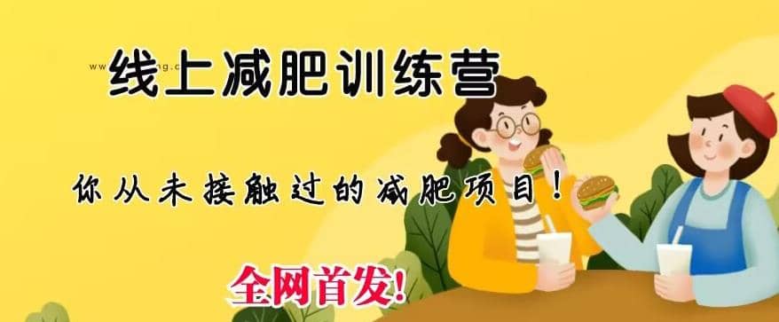 线上减肥训练营，足不出户，仅靠拉几个社群，发几条朋友圈，就可以月实现入五位【揭秘】-温馨分享网