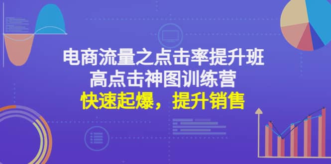 电商流量之点击率提升班+高点击神图训练营：快速起爆，提升销售-温馨分享网