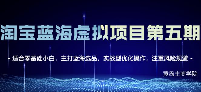 淘宝虚拟无货源3.0+4.0+5.0，适合零基础小白，主打蓝海选品，实战型优化操作-温馨分享网