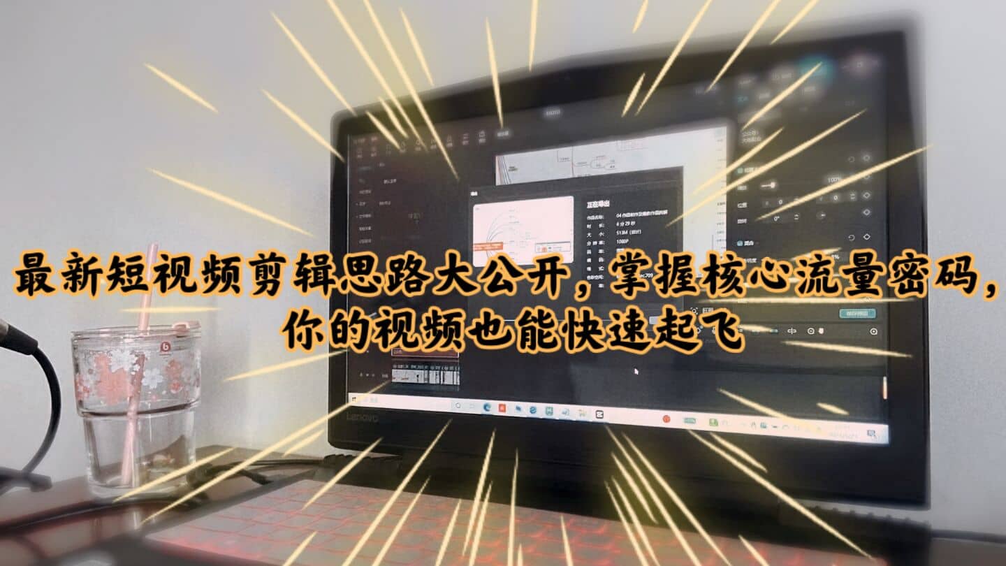最新短视频剪辑思路大公开，掌握核心流量密码，你的视频也能快速起飞-温馨分享网
