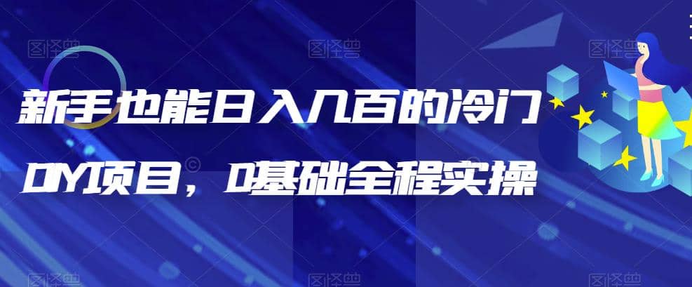 新手也能日入几百的冷门DIY项目，0基础全程实操【揭秘】-温馨分享网
