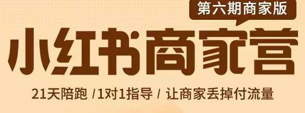 贾真-小红书商家营第6期商家版，21天带货陪跑课，让商家丢掉付流量-温馨分享网