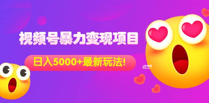 外面收费699的视频号暴力变现项目，日入5000+，简单易操作当天见效果-温馨分享网