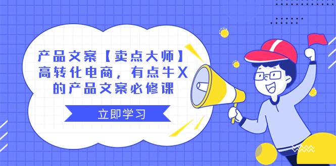 产品文案【卖点大师】高转化电商，有点牛X的 产品文案必修课-温馨分享网