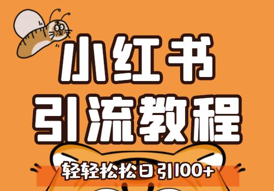 小红书运营引流全系列课程，每天引流100精准粉-温馨分享网