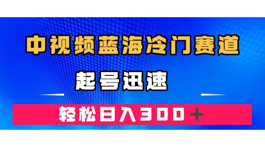 中视频蓝海冷门赛道，韩国视频奇闻解说，起号迅速，日入300＋-温馨分享网