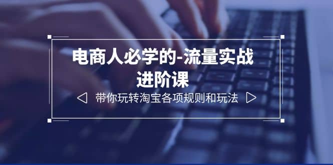 电商人必学的-流量实战进阶课：带你玩转淘宝各项规则和玩法（12节课）-温馨分享网