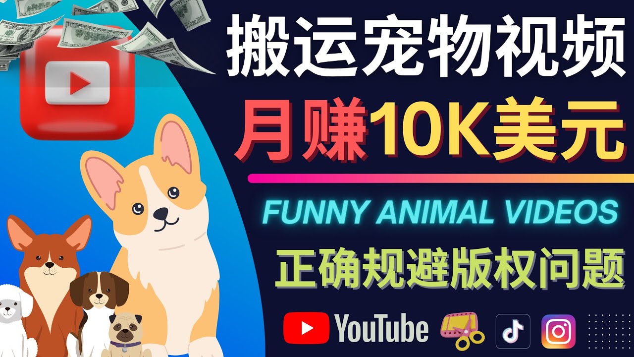 搬运TIKTOK视频到YouTube，并进行二次创作，月赚1万美元以上-温馨分享网