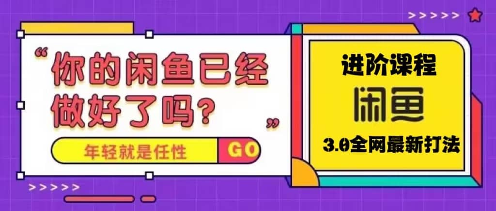 火爆全网的咸鱼玩法进阶课程，咸鱼进阶课程-温馨分享网