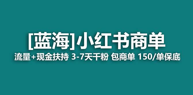 【蓝海项目】小红书商单！长期稳定 7天变现 商单一口价包分配 轻松月入过万-温馨分享网