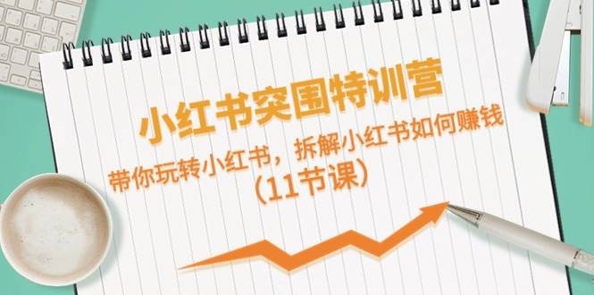 小红书突围特训营，带你玩转小红书，拆解小红书如何赚钱（11节课）-温馨分享网