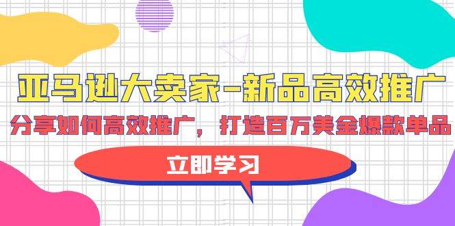 亚马逊 大卖家-新品高效推广，分享如何高效推广，打造百万美金爆款单品-温馨分享网