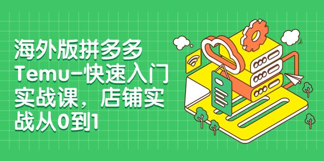 海外版拼多多Temu-快速入门实战课，店铺实战从0到1（12节课）-温馨分享网