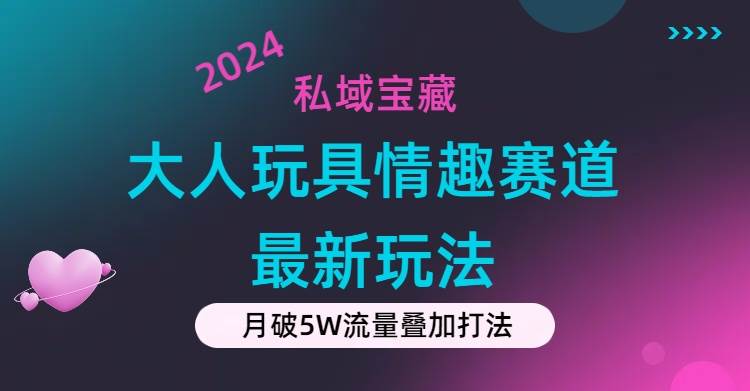 私域宝藏：大人玩具情趣赛道合规新玩法，零投入，私域超高流量成单率高-温馨分享网