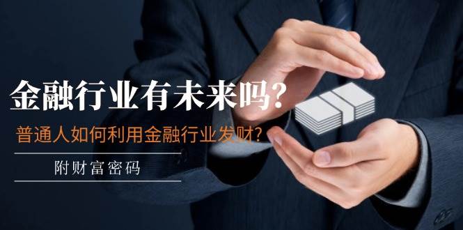 某付费文章：金融行业有未来吗？普通人如何利用金融行业发财?(附财富密码)-温馨分享网