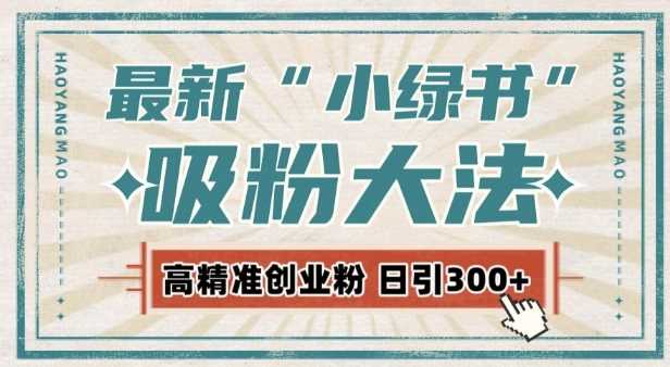 最新自动化“吸粉术”，小绿书激活私域流量，每日轻松吸引300+高质精准粉!-温馨分享网