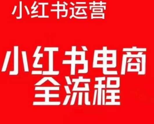 红薯电商实操课，小红书电商全流程-温馨分享网