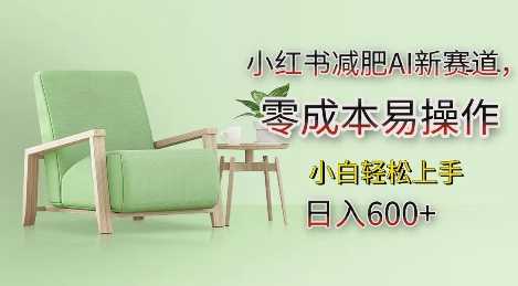小红书减肥AI新赛道，零成本易操作，日入多张，小白轻松上手【揭秘】-温馨分享网