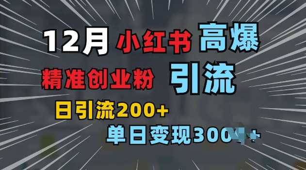 小红书一张图片“引爆”创业粉，单日+200+精准创业粉 可筛选付费意识创业粉【揭秘】-温馨分享网