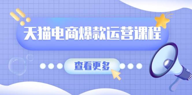 天猫电商爆款运营课程，爆款卖点提炼与流量实操，多套模型全面学习-温馨分享网