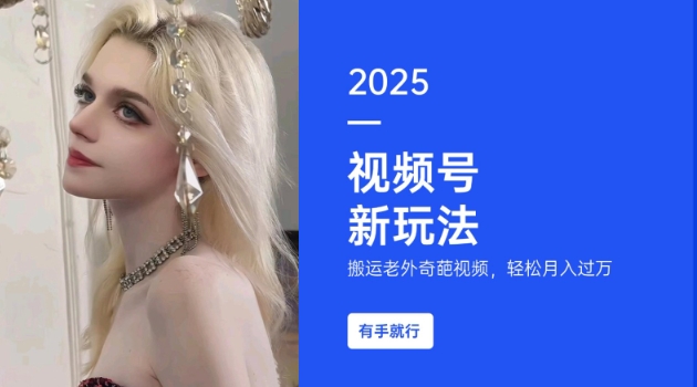 搬运老外奇葩视频，撸视频号分成计划收益，每天只需一小时，新手小白轻松月入过W-温馨分享网