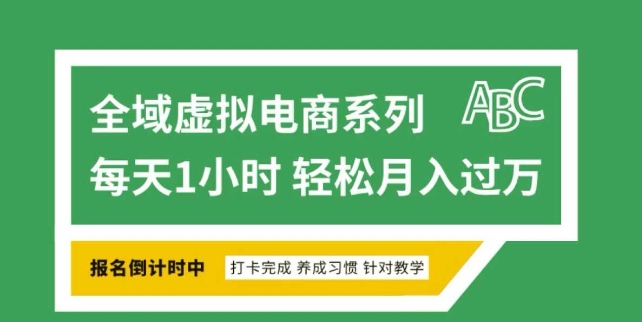 全域虚拟电商变现系列，通过平台出售虚拟电商产品从而获利-温馨分享网