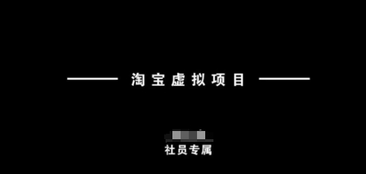 淘宝虚拟项目，从理论到实操，新手也能快速上手-温馨分享网