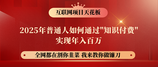 镰刀训练营超级IP合伙人，25年普通人如何通过“知识付费”年入百万！-温馨分享网