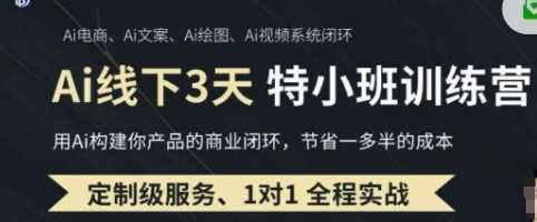 AI实操培训第20-21期线下，0基础保姆级教程，3月最新整理，企业获客、降本增效、打造超级个体-温馨分享网