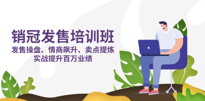 销冠 发售培训班：发售 操盘+情商 飙升+卖点 提炼，实战提升百万业绩-温馨分享网