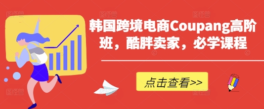韩国跨境电商Coupang高阶班，酷胖卖家，必学课程-温馨分享网