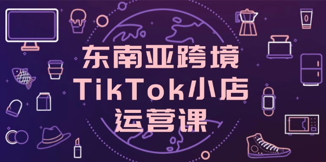东南亚跨境TikTok小店运营课，掌握店铺设置与流量转化核心技巧-温馨分享网