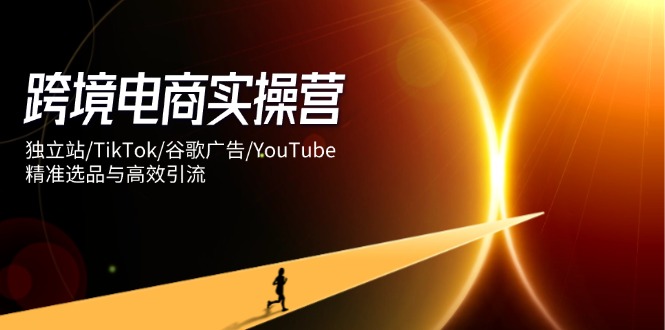 跨境电商实操营：独立站/TikTok/谷歌广告/YouTube，精准选品与高效引流-温馨分享网