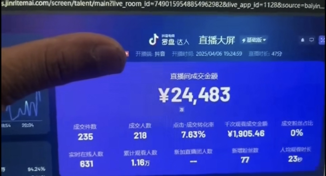 图片[1]-抖音破价直播，靠不露脸读稿子， 日入多张，100%起号-温馨分享网